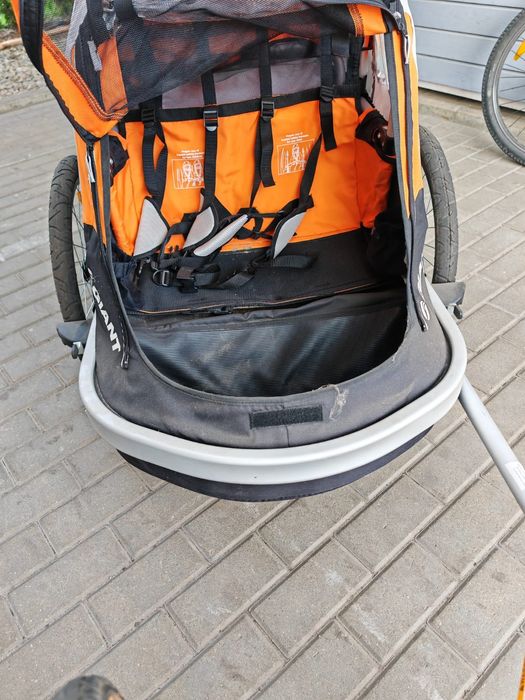 przyczepka rowerowa giant peapod duo- na 2 dzieci