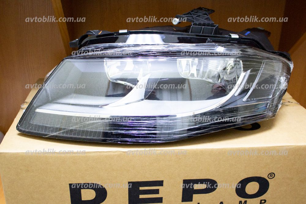 Фара передняя Audi 80, 100, A3, A4, A5, A6, Q3, Q5, Q7 левая, правая
