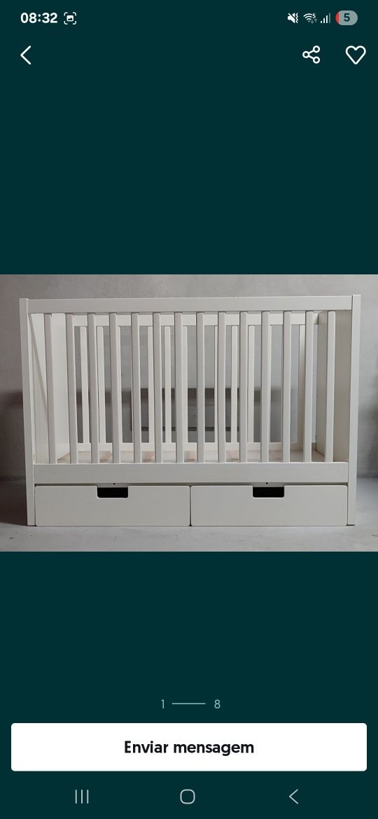 Berço/ Cama de criança ikea stuva