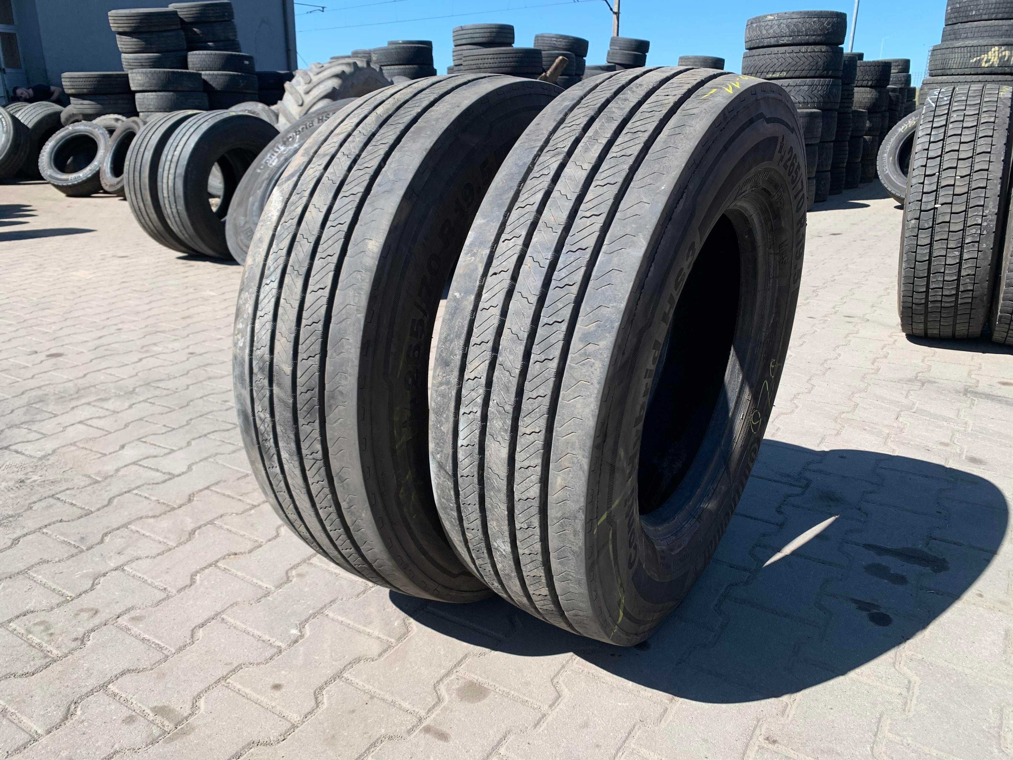 265/70R19.5 Opony CONTINENTAL CONTI HYBRID HS3 10-11mm Przód HS 3