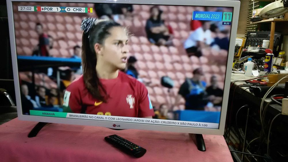 tv led lg smart 32ln577s 32 polg. linha prof.farmacia. branco