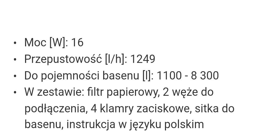 Papka do basenu nowe