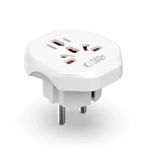 Przejściówka / adapter Tech-Protect Universal Travel Adapter na EU - b