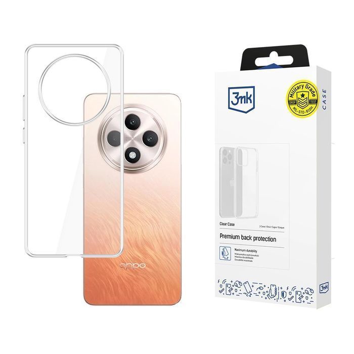 Etui 3mk Clear Case na OPPO Reno 12 F\Fs - przezroczyste