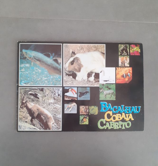 Caderneta cromos, bacalhau, cobaia (completa)