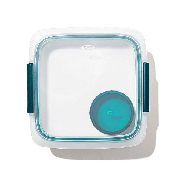 Lunchbox dwupoziomowy z pojemnikiem na sos - Good Grips / OXO