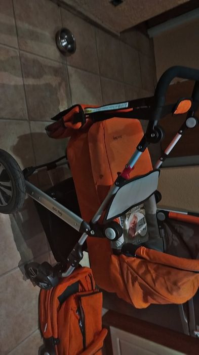 Wózek dziecięcy 3w1 – gondola + spacerówka + fotelik (NOWY, z gwarancj