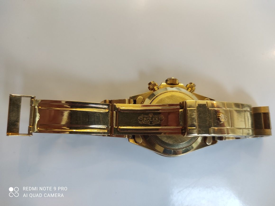 Złoty zegarek Rolex Daytona próba 750