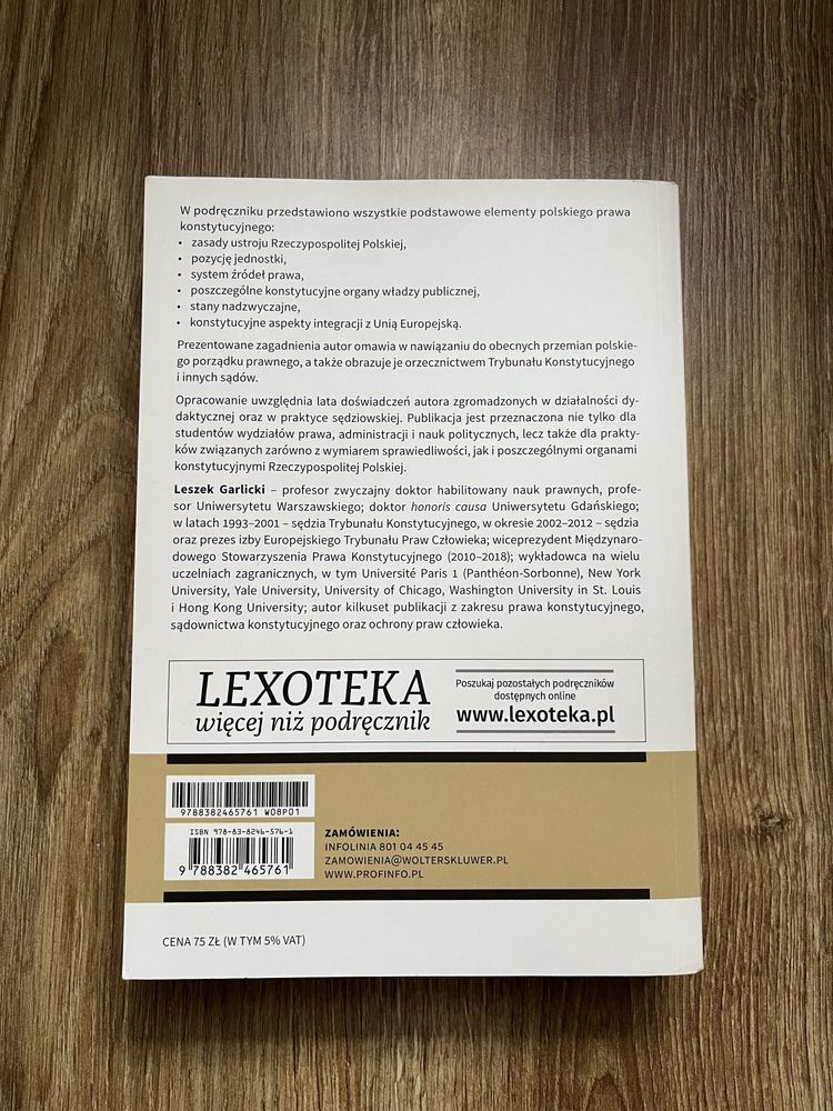 Polskie Prawo Konstytucyjne Leszek Garlicki