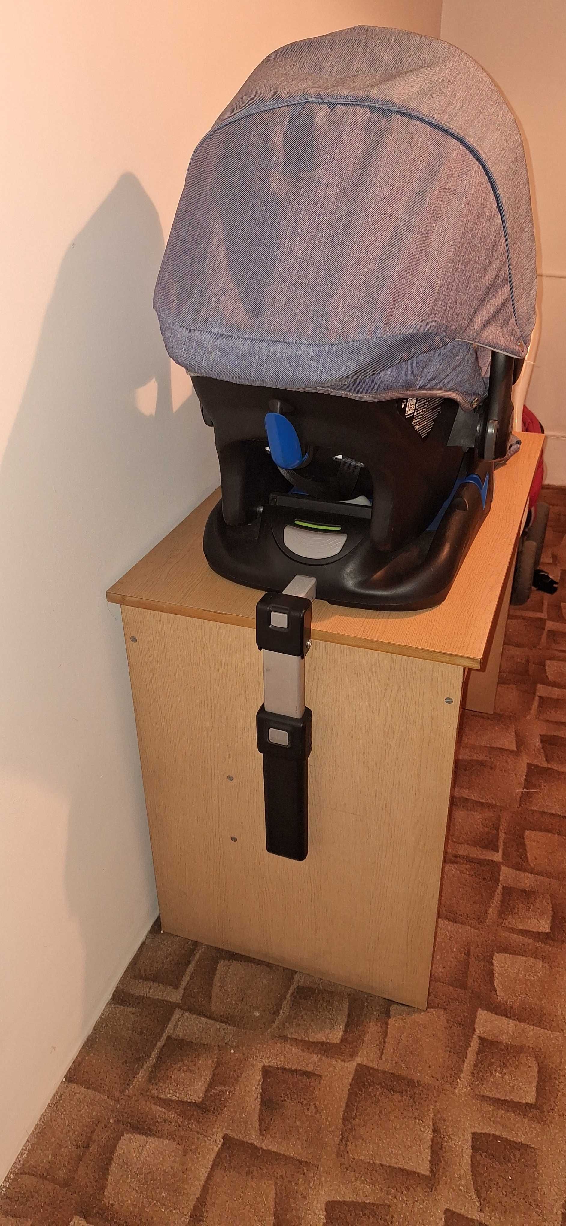 Wózek Adamex Barletta 3w1 + baza ISOFIX