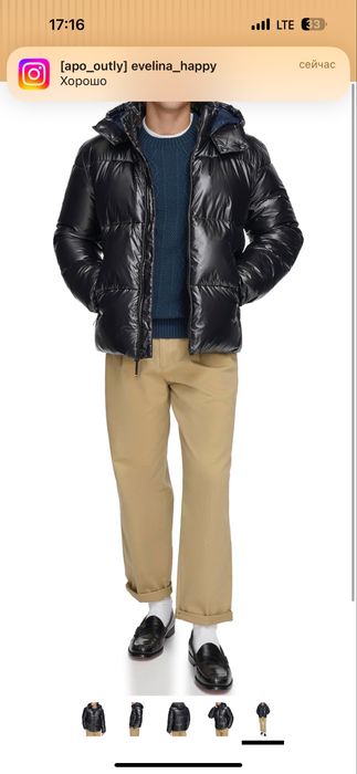 Tommy Hilfiger куртка чоловіча оригінал зимова пуховик