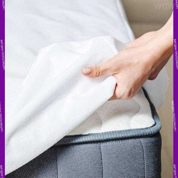 Наматрацник водонепроникний захисний чохол на матрац гіпоалергенний