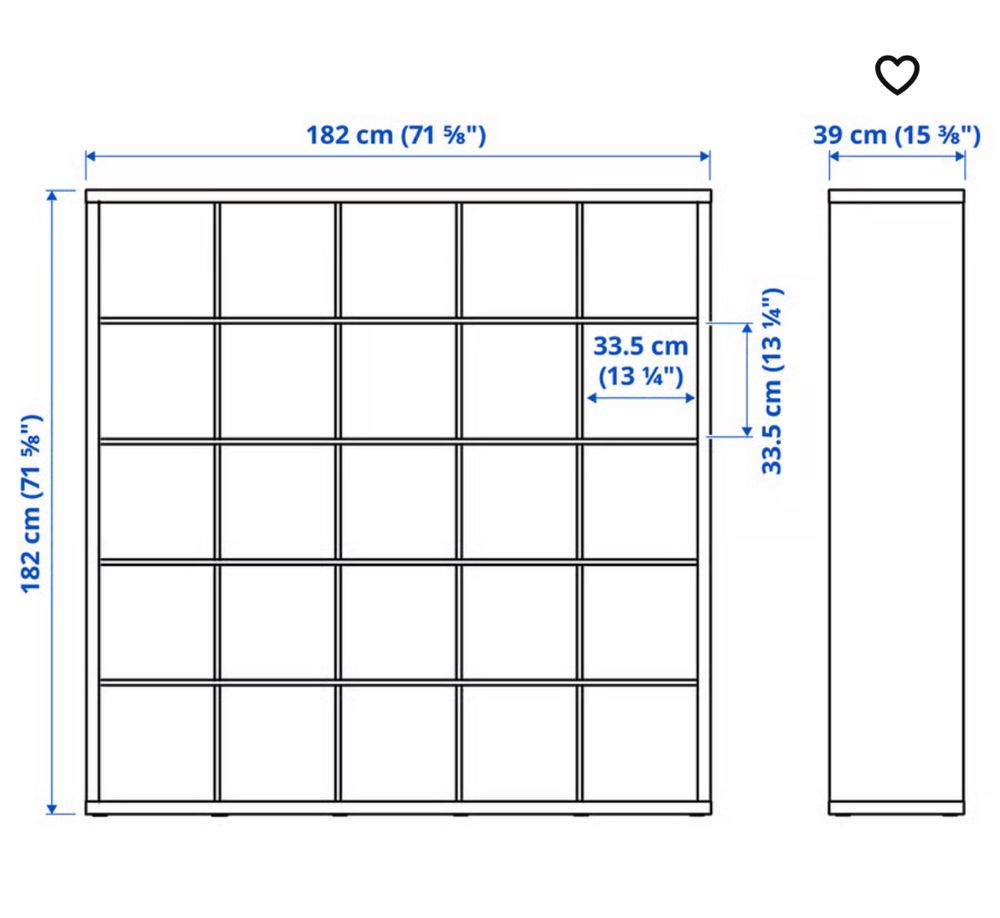 Estante kallax ikea branca