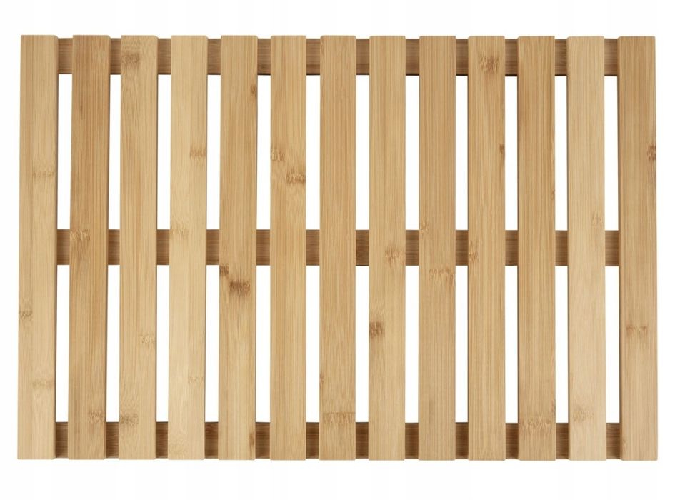 Bambusowa Mata Łazienkowa LIVARNO HOME 40 x 60 cm Wytrzymała Drewniana