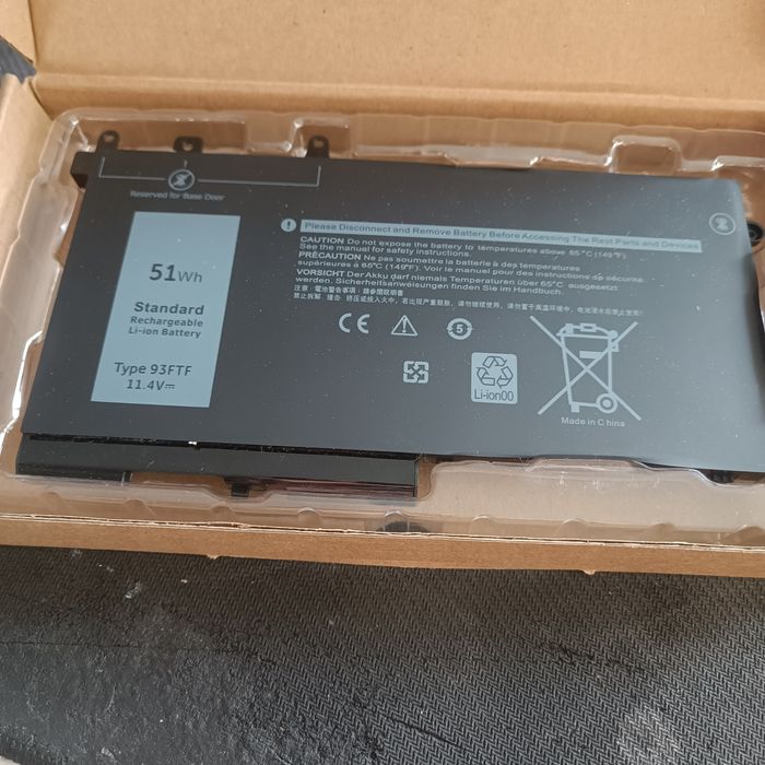 Nowa bateria do laptopów Dell 93FTF
