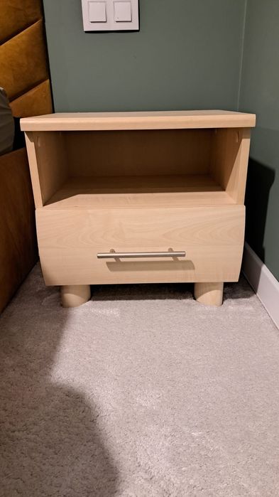 2 szafki nocne z szufladą - jasny klon BRW model DREAM