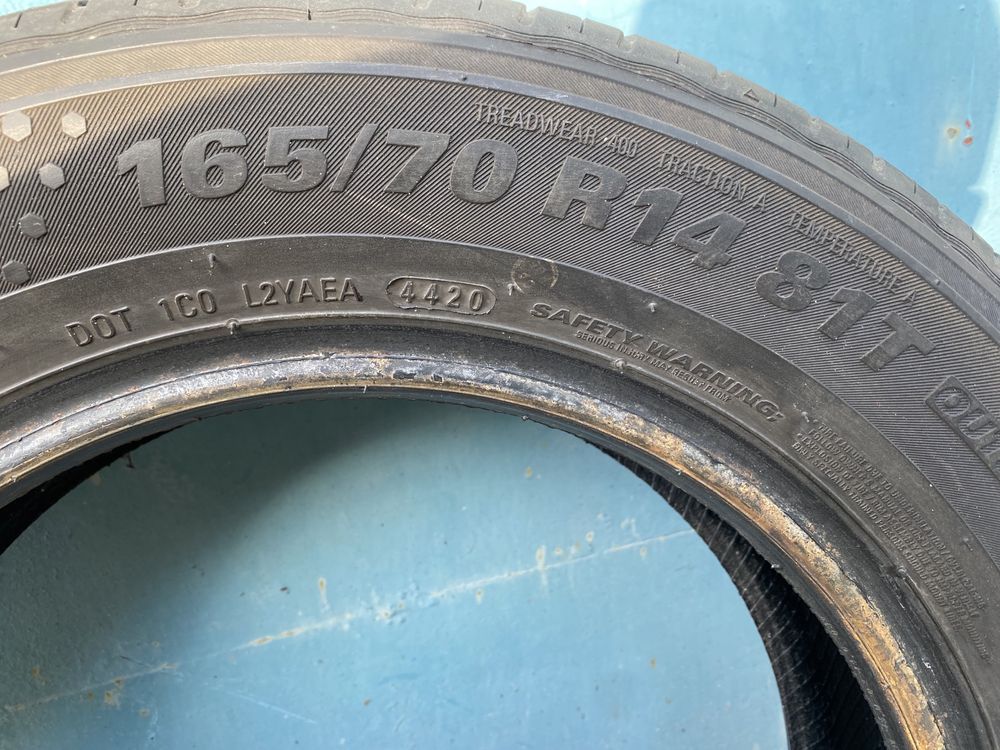 Kumho ecowing 165/70 R14 (майже нові)