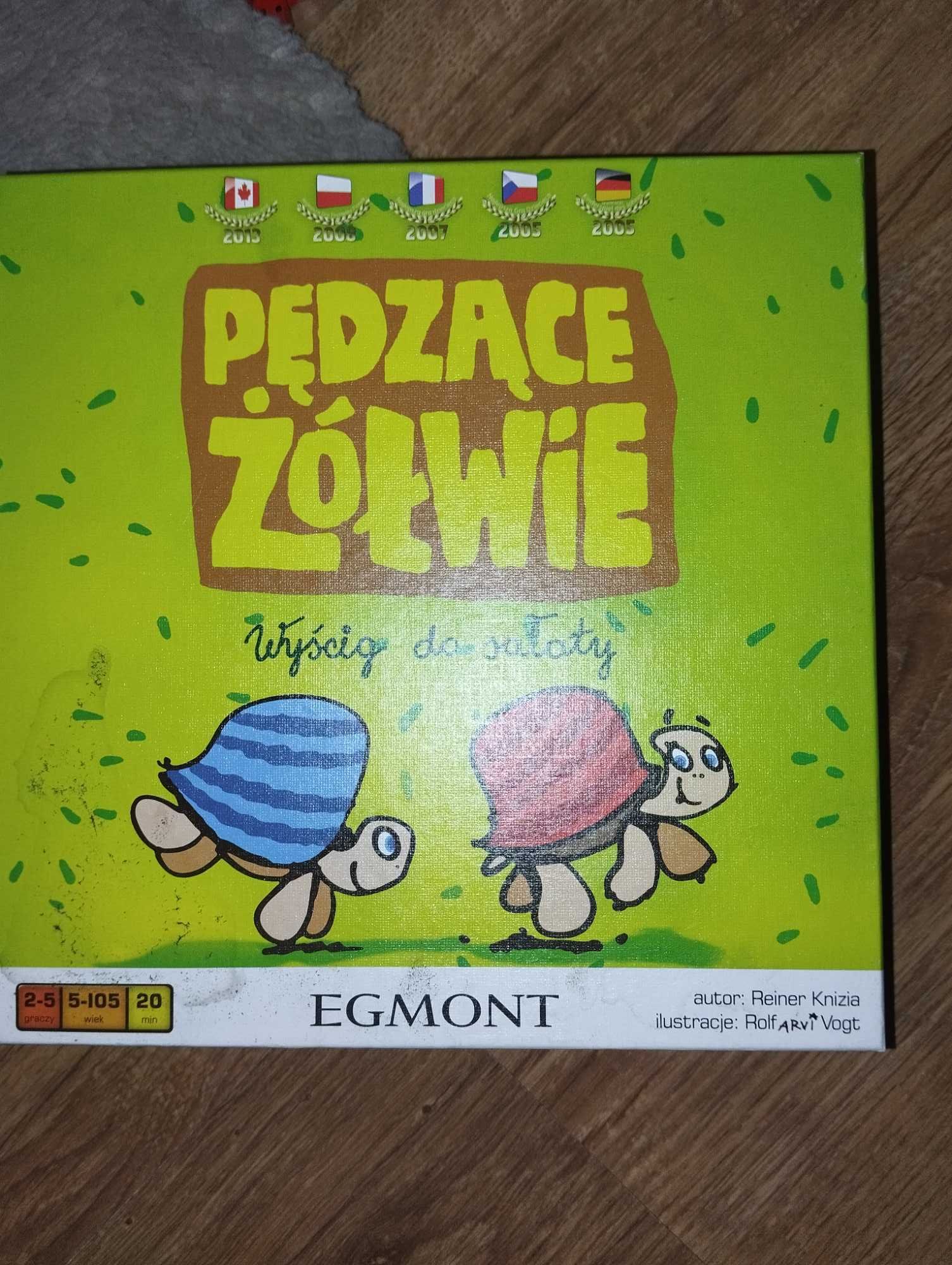 Gra planszowa pędzące żółwie egmont