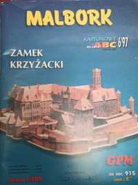 MALBORK ZAMEK KRZYŻACKI  - kartonowy model do sklejenia