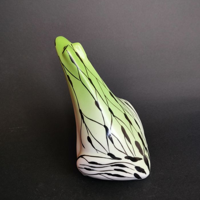 Ćmielów? Wałbrzych? Żaba Figurka Pikasiak PRL Porcelana