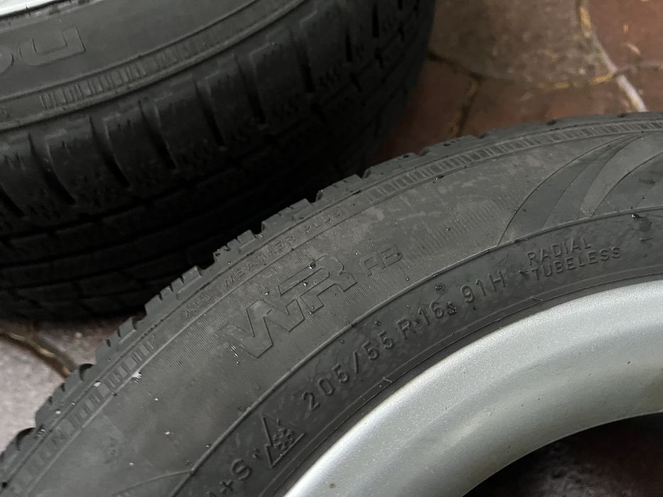 Резина зима 205/55 R 16 Nokian пара !!!7 mm!!!