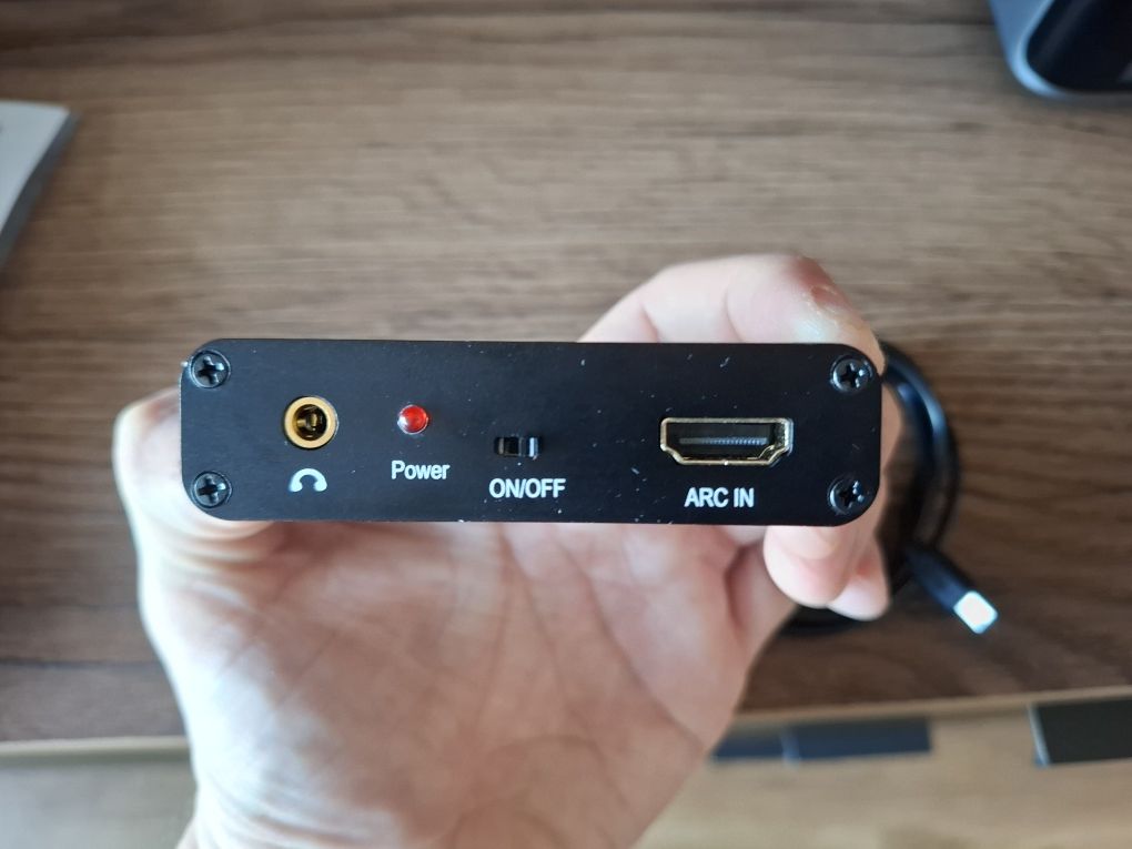 DAC konwerter ARC z HDMI do Coaxial Toslink analog