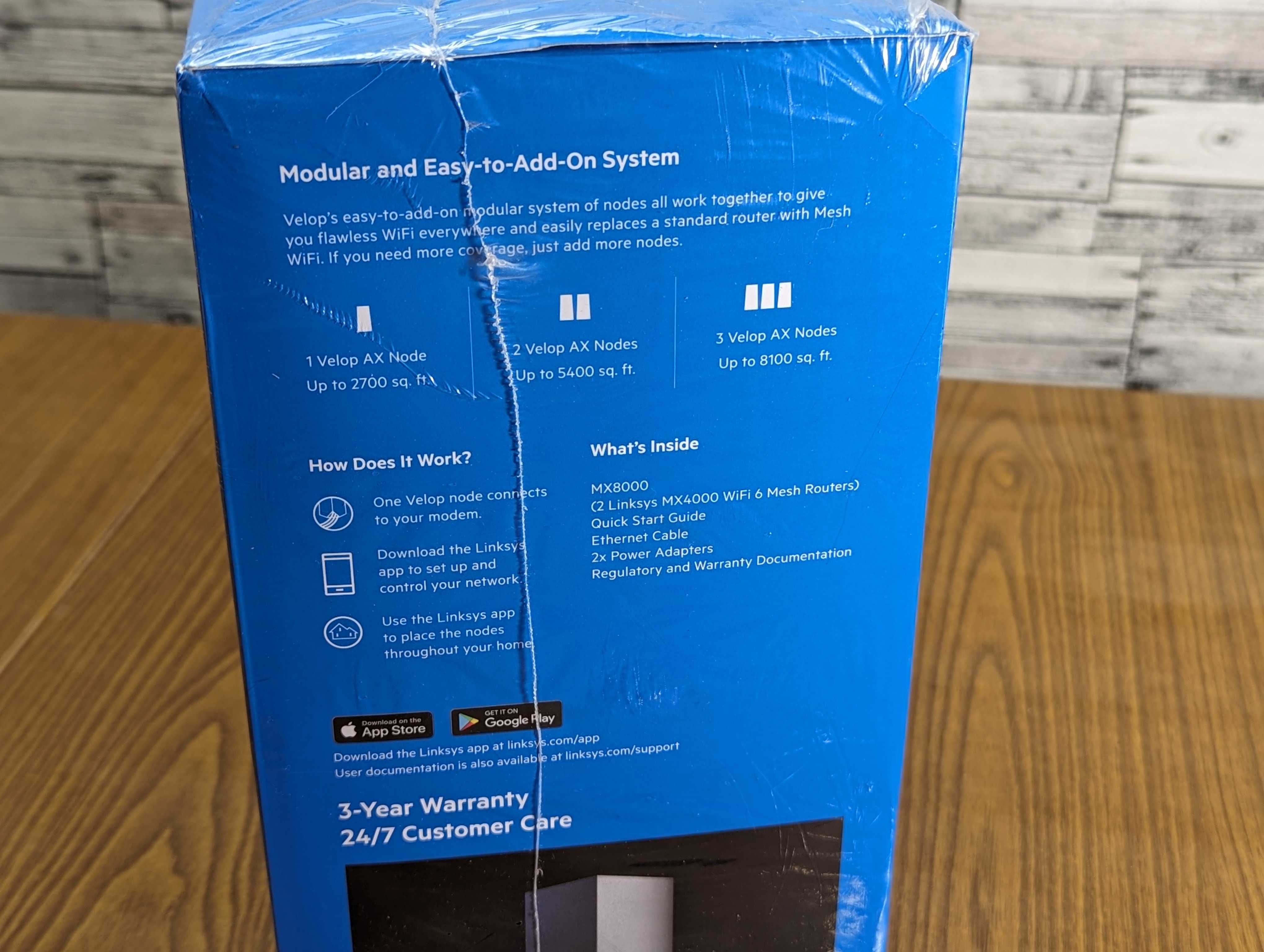 Розпродаж! Новый! MX4000  2роутера Linksys CISCO Velop WiFi6 Mesh USA