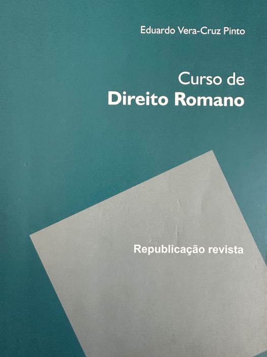Curso de direito romano.