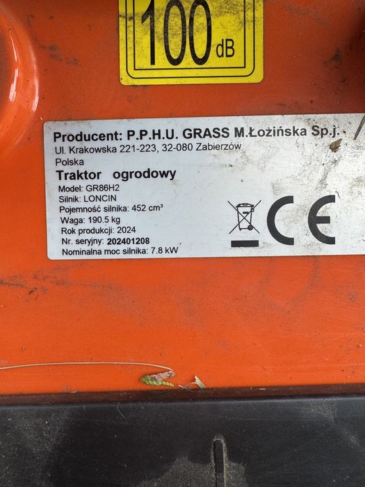 Deflektor do traktorka Grass GR86H2, Alpina , Nac ,Baras , Stiga Lider