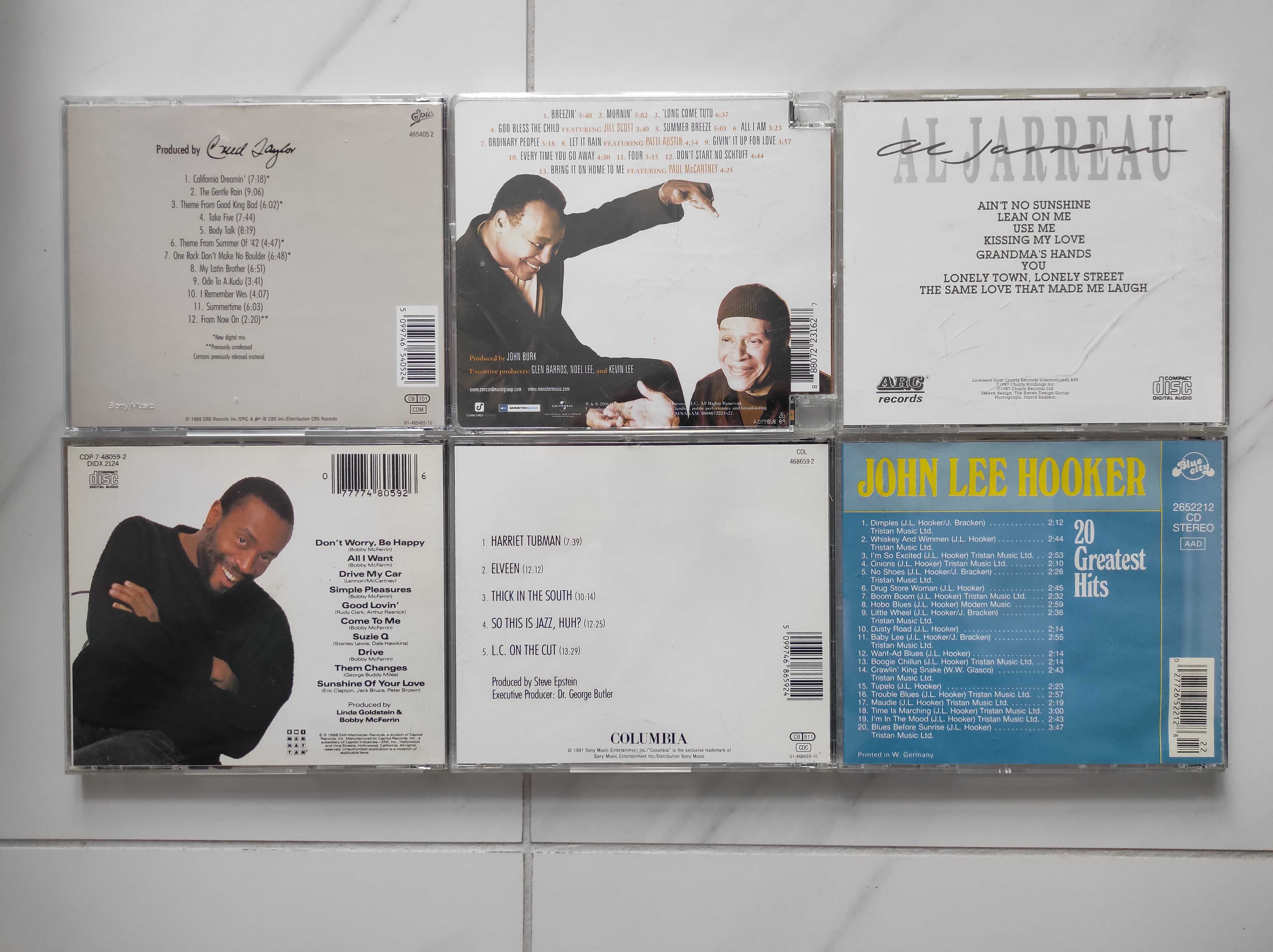 Płyty CD z nagraniami Bensona, Jarreau
