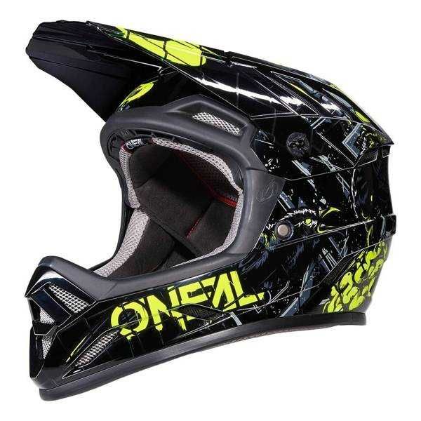 Kask O'Neal BACKFLIP ZOMBIE black/neon yellow