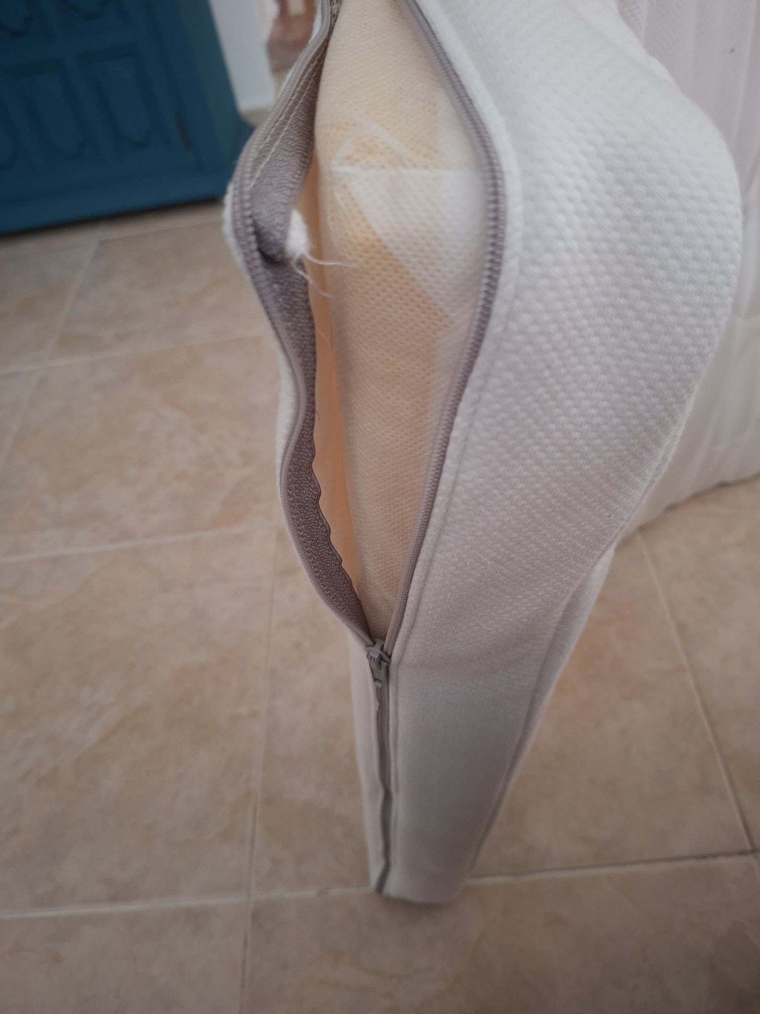 Colchão espuma com capa para berço/cama grades