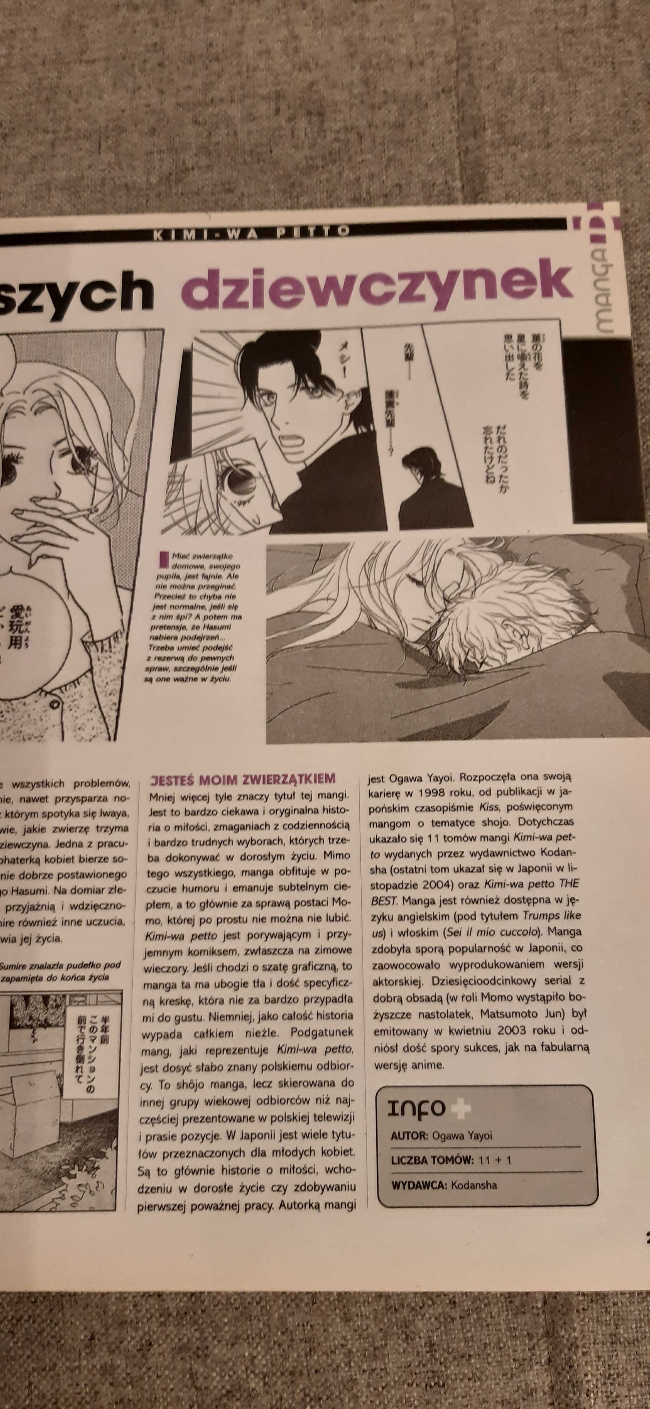 stara gazeta czasopismo anime dla kolekcjonerów