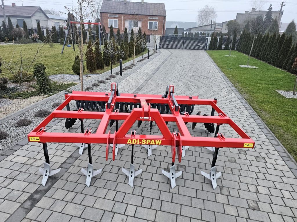 Agregat bezorkowy, kultywator ścierniskowy Agregat podorywkowy 2.4m-3m