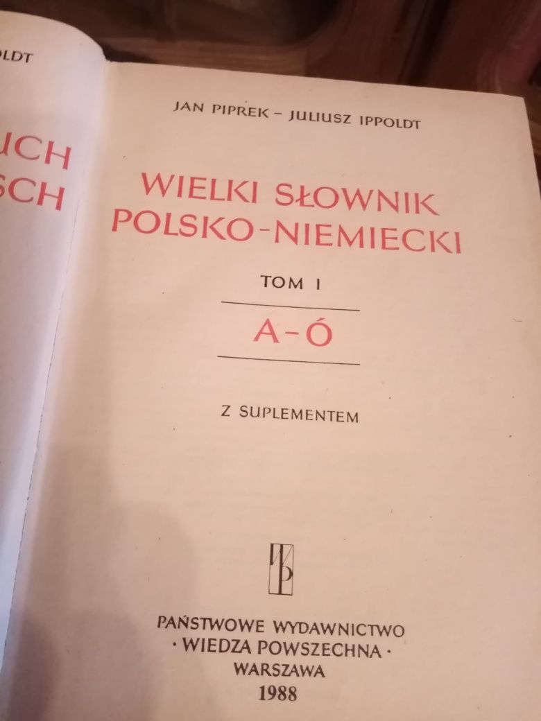 Kolekcja. Słownik Polsko-Niemiecki