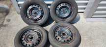Felgi stalowe Z OPONAMI 185/60R15  TOYOTA YARIS 5.5Jx15CH ET45