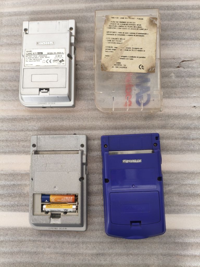Conjunto de 3 Nintendo Gameboy