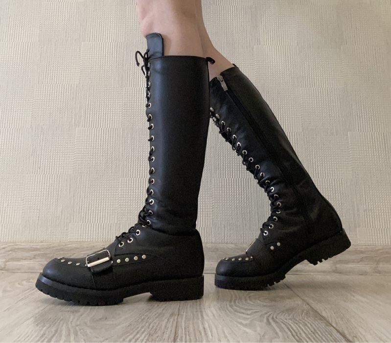 Теплі шкіряні чоботи Alian curdas