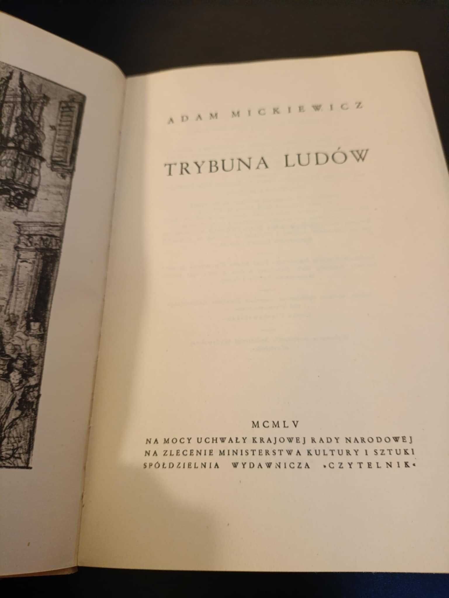 Dzieła Trybuna Ludów - Adam Mickiewicz tom XII z 1955 roku