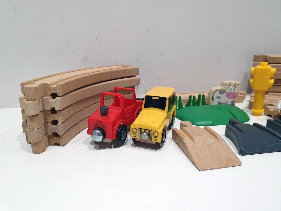 Playtive dodatkowy zestaw torów tory kompatybilne z Ikea Lillabo Brio