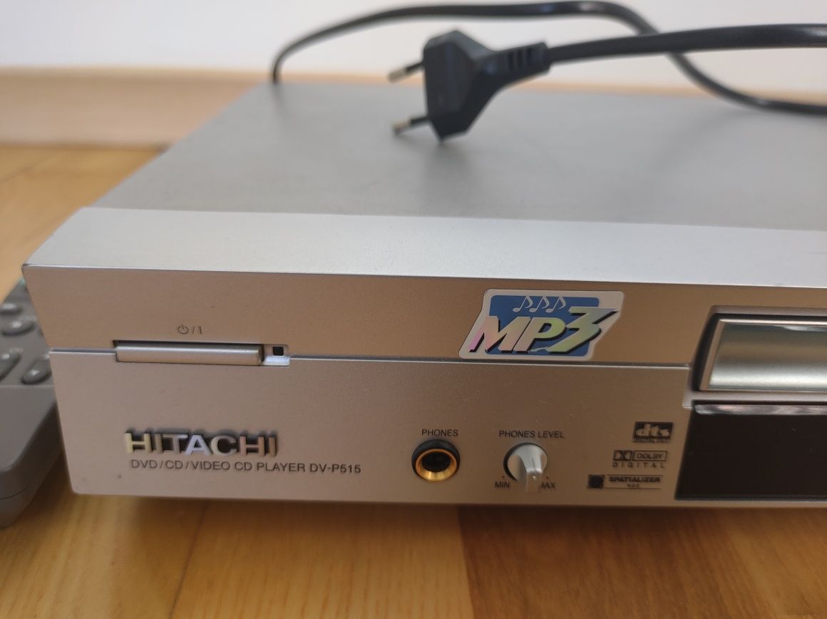 Hitachi DV-P515E Odtwarzacz DVD dvd player z pilotem i kablem