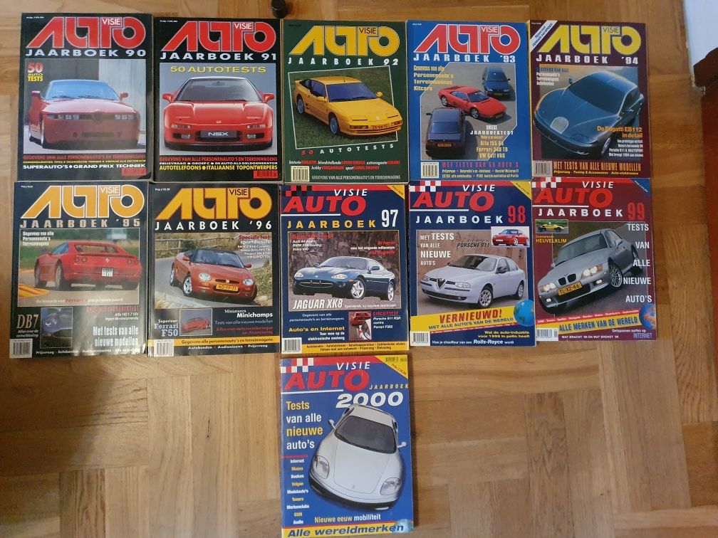 Magazyny samochodowe AutoVisie lata 90-2000