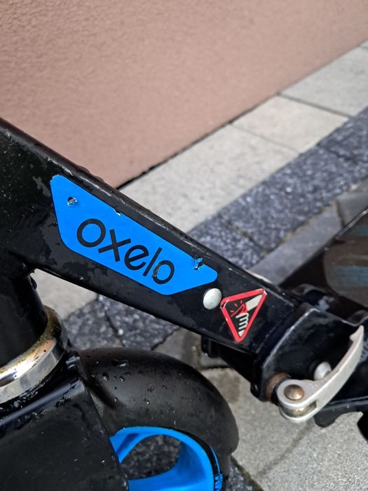 Hulajnoga oxelo MID 7 black blue 100kg Jak nowa