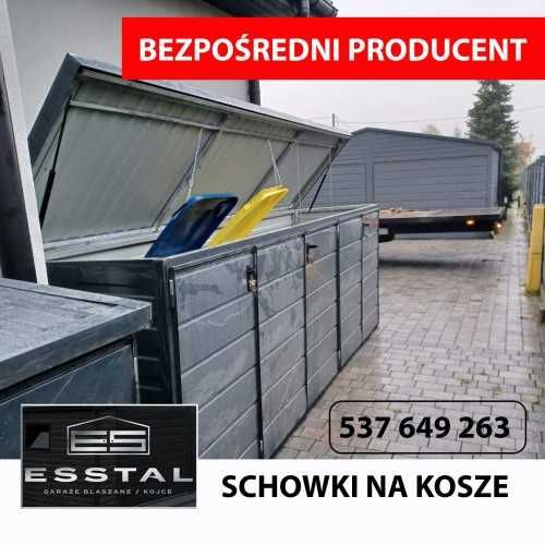 Wiatka - Schowek Ogrodowy na Kosze|Schowek|Wiata śmietnikowa  - ESSTAL