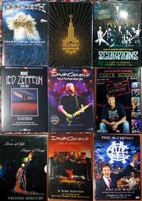 Dvd-Mercury,Led Zeppelin,Rammstein,Megadeth,James Last,Scorpions