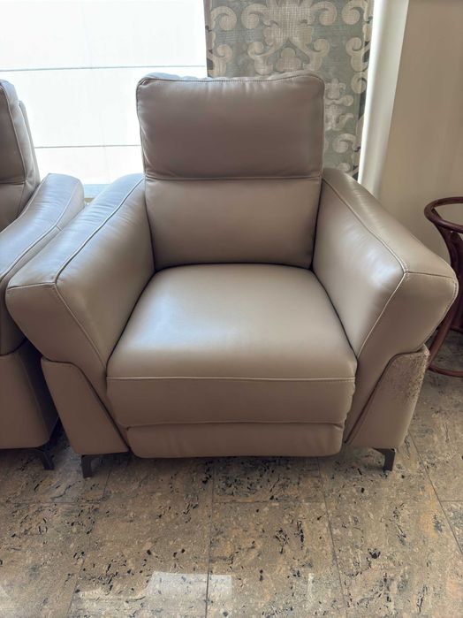 Komplet wypoczynkowy Bostonsofa - Sterowany elektrycznie - Skórzany
