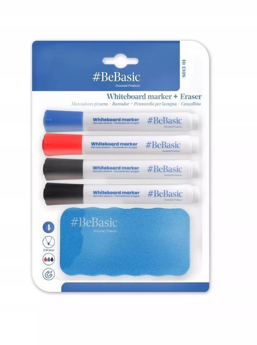 Marker suchościeralny wielokolorowy MP 4 szt.. MP