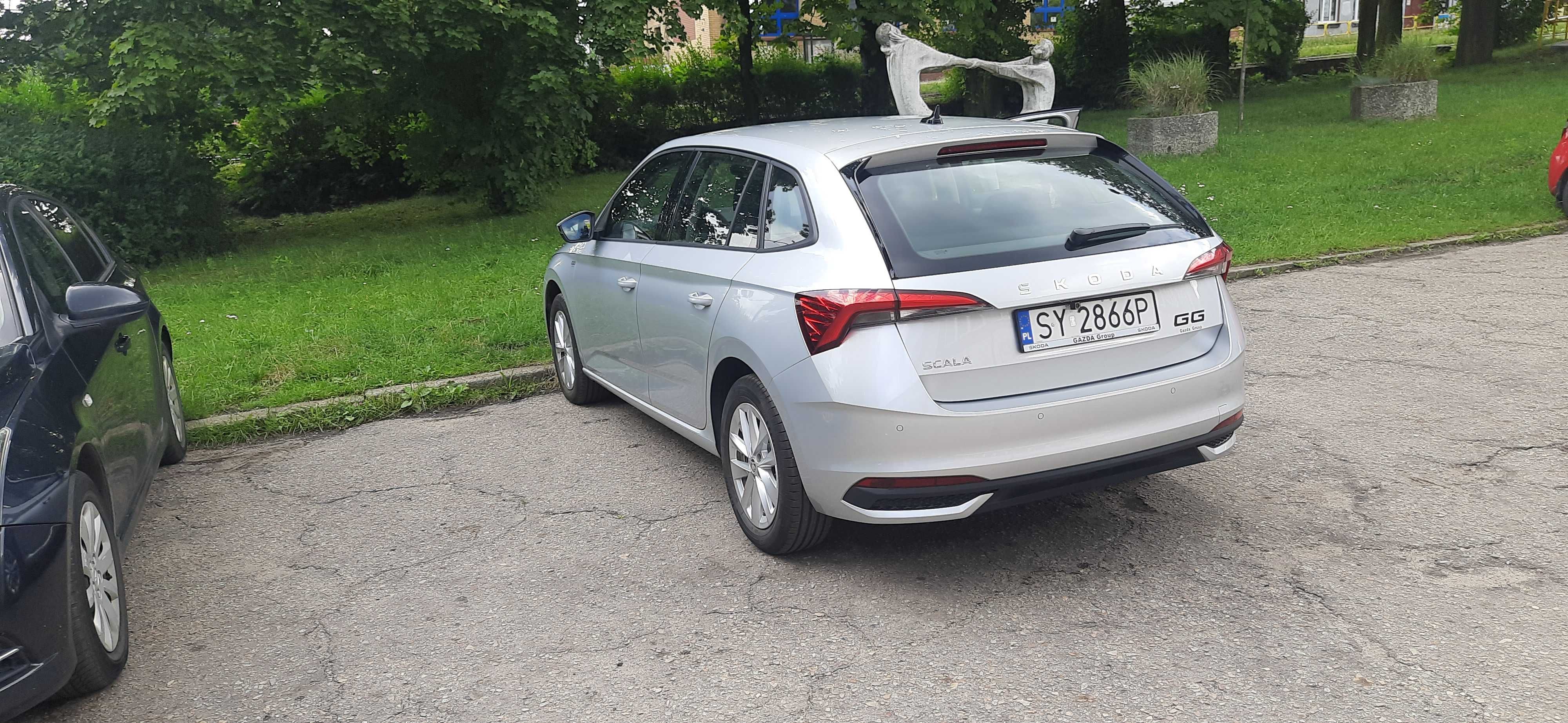 sprzedam skodę scalę  na gwarancji stan idealny z powodów losowych