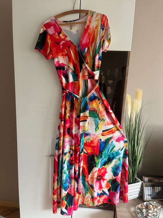 Sukienka kolorowa letnia