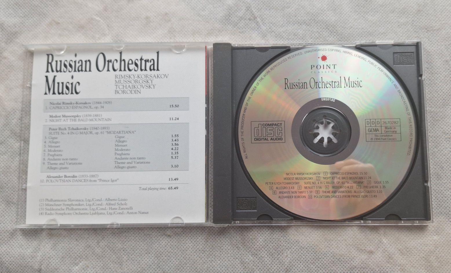 CD Tchaikovsky, Borodin – Russian Orchestral Music